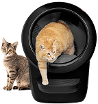 Litter-Robot 4 with two cats
